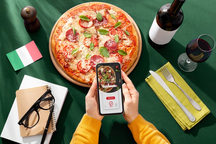 Online pizza ordering